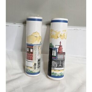 Vintage Sunworthy Train Wallpaper Border Set Of 2 Prepasted 5 Yd Kids Room Decor
